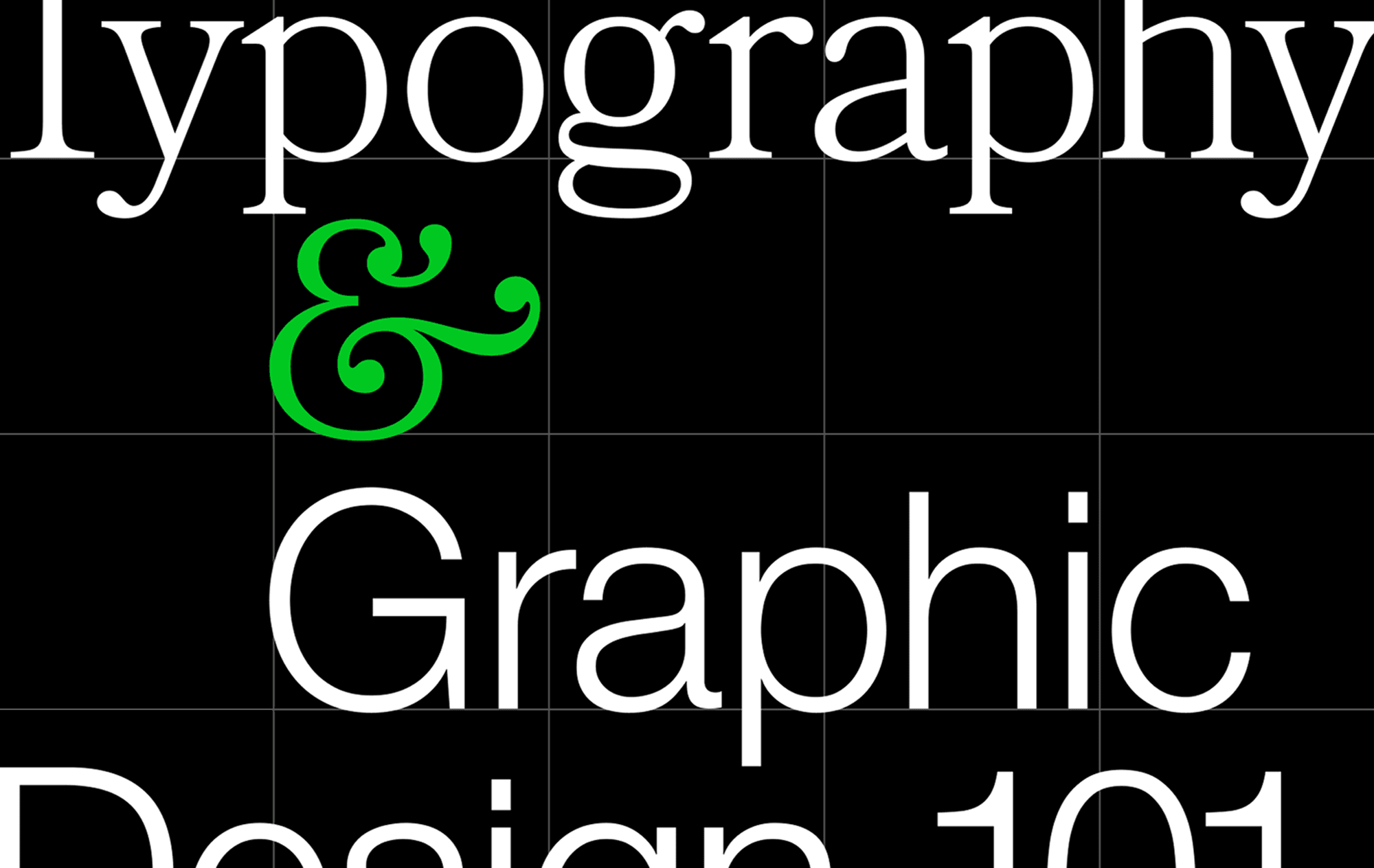 Latin Typography & Graphic Design 101